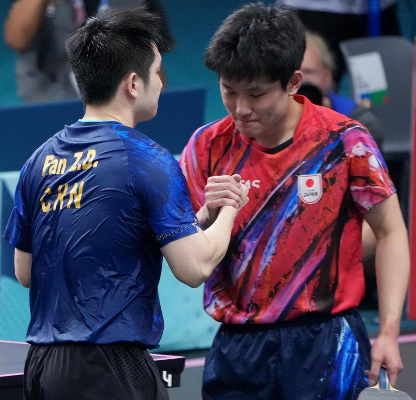 韩国队横扫德国队，张本智和状态火热